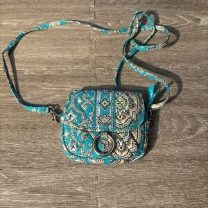 VERA BRADLEY Little Hip Bag Crossbody & Belt Bag Totally Turquoise